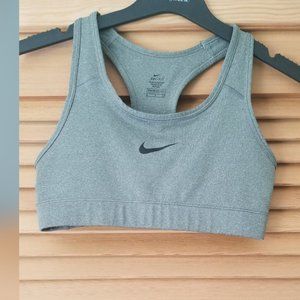 Grey nike sports bra